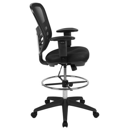 Flash Furniture Black Draft Chair, Black Frame HL-0001-1CBLACK-GG